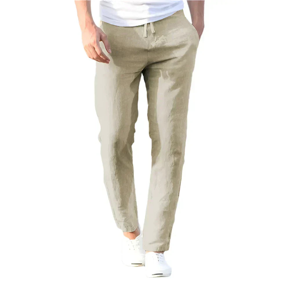 Poli - Men's Lightweight Linen Trousers for a Perfect Summer