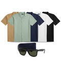 SHORT-SLEEVE LINEN SHIRTS - BUY 2, GET 5 FREE!