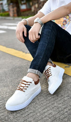 Magnus - Men's Sneakers Featuring a Fresh White Sole