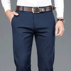 Luffy® Flexible Social Trousers with Complimentary Leather Belt