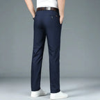 Luffy® Flexible Social Trousers with Complimentary Leather Belt