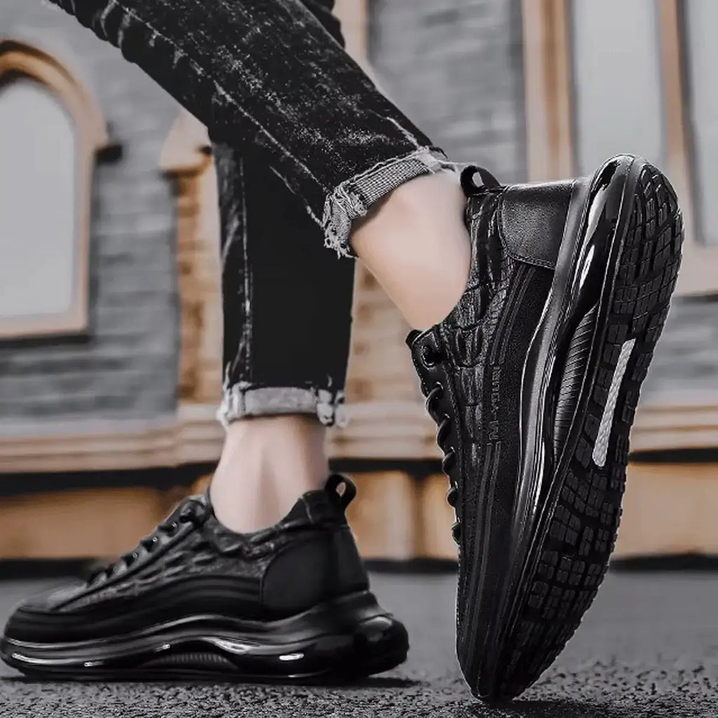 Drako® Men's Crocodile Leather Sneakers