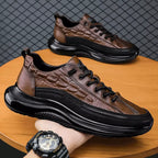 Drako® Men's Crocodile Leather Sneakers