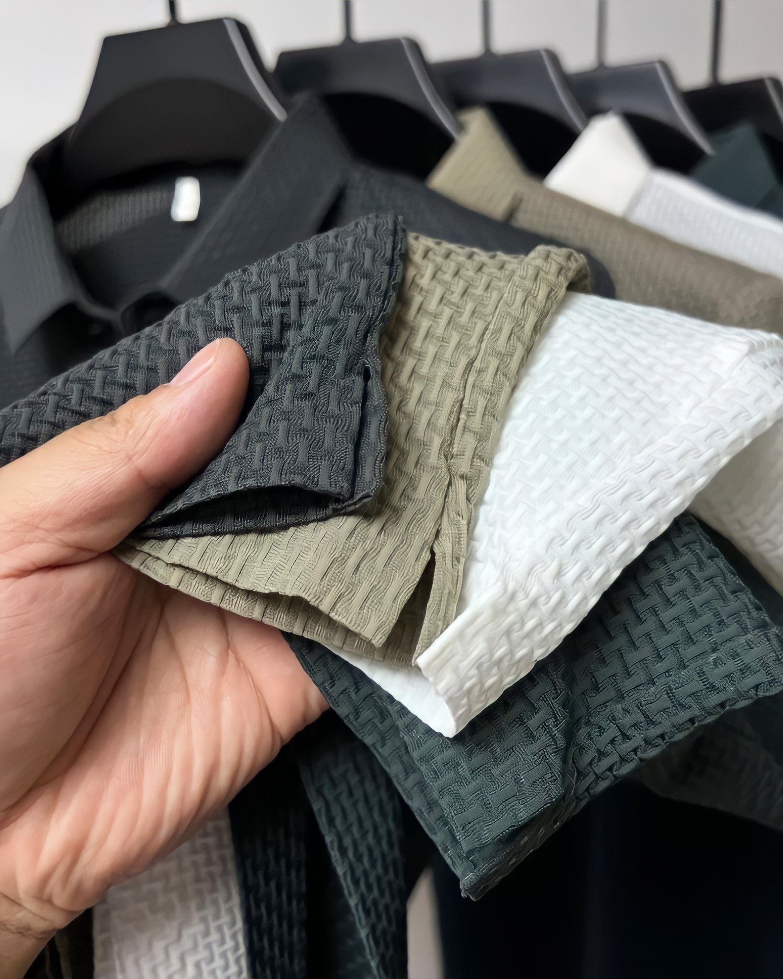 Premium Textured Slim Fit Polo Shirt