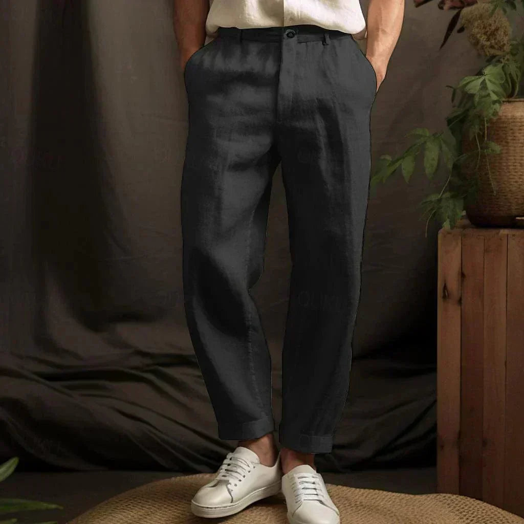 Remy - Smart Chilled Linen Trousers for Men